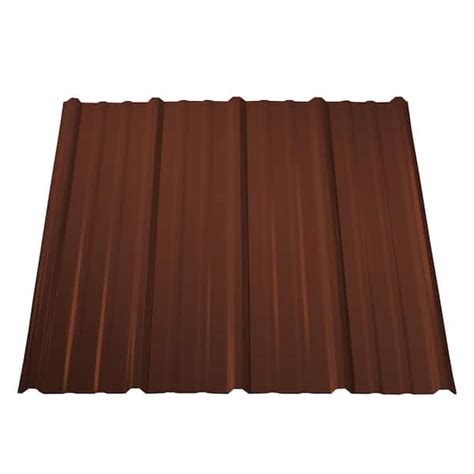 brown metal sheets|brown metal roofing home depot.